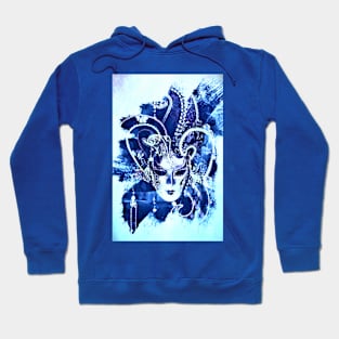 Blue Wash Mask Hoodie